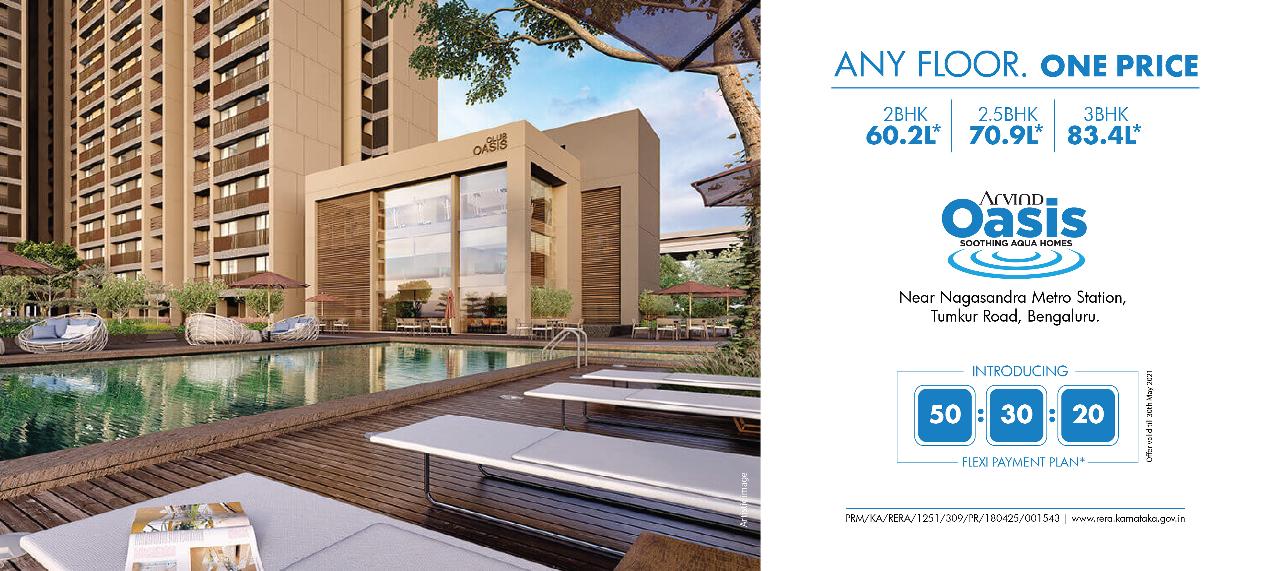 Arvind Oasis Mobile Banner