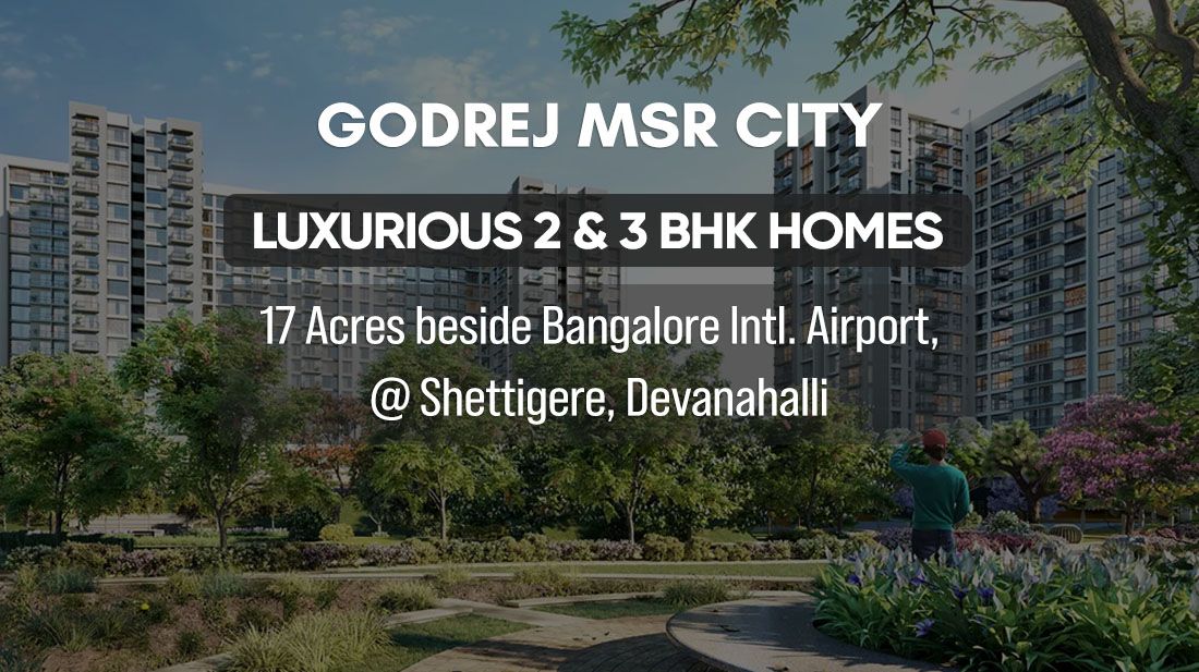 Godrej MSR City Apartments in Shettigere Desktop Banner