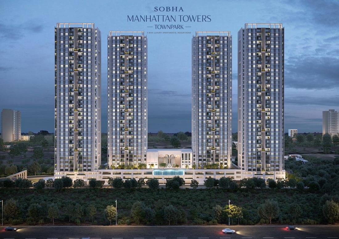 Sobha Town Park Manhattan Towers Mobile Banner