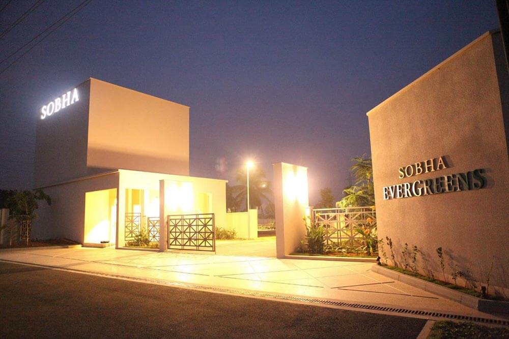 Sobha Evergreens Plots Desktop Banner
